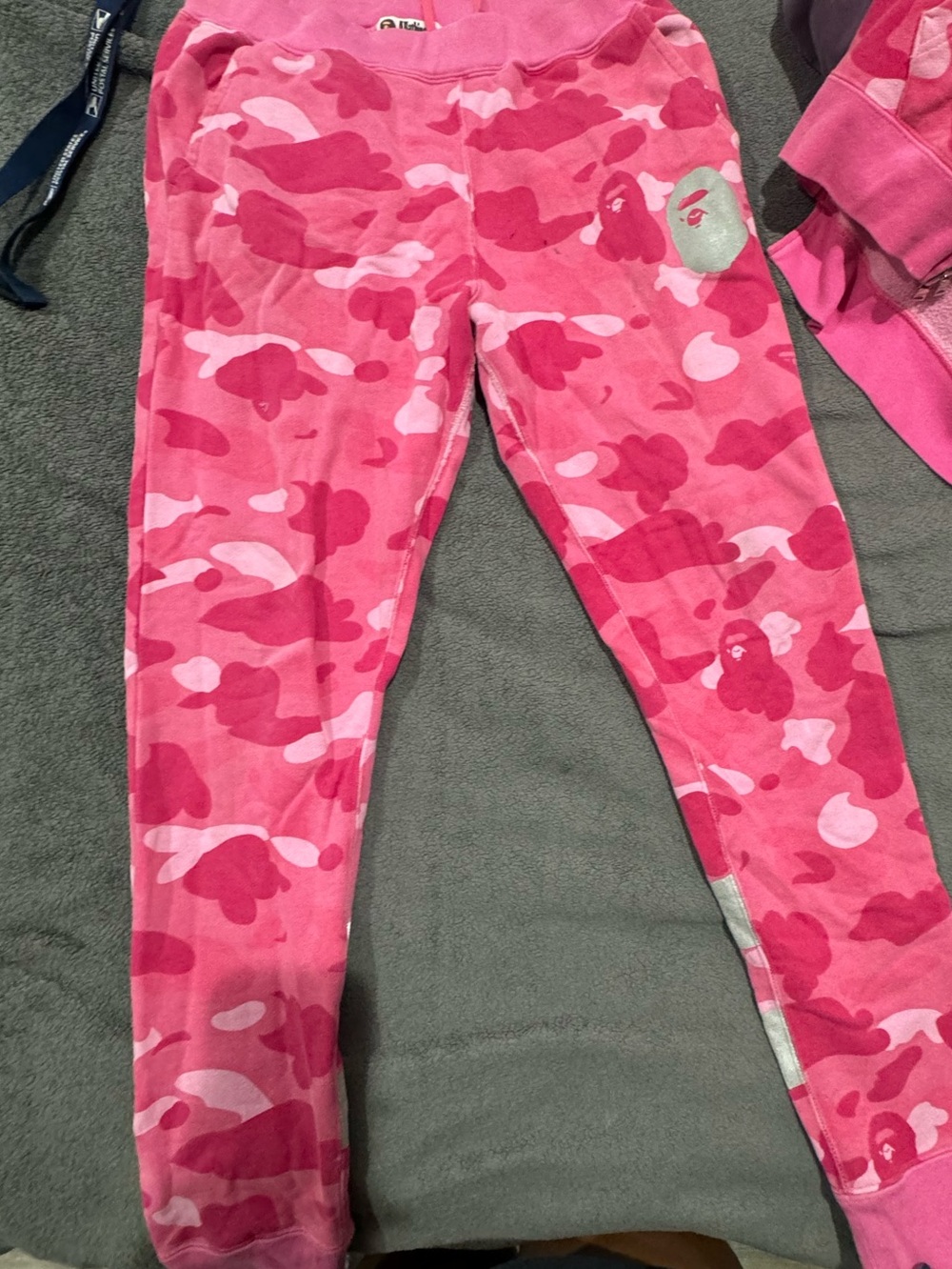 Pink Camo Track Joggers - “A Bathing Ape”